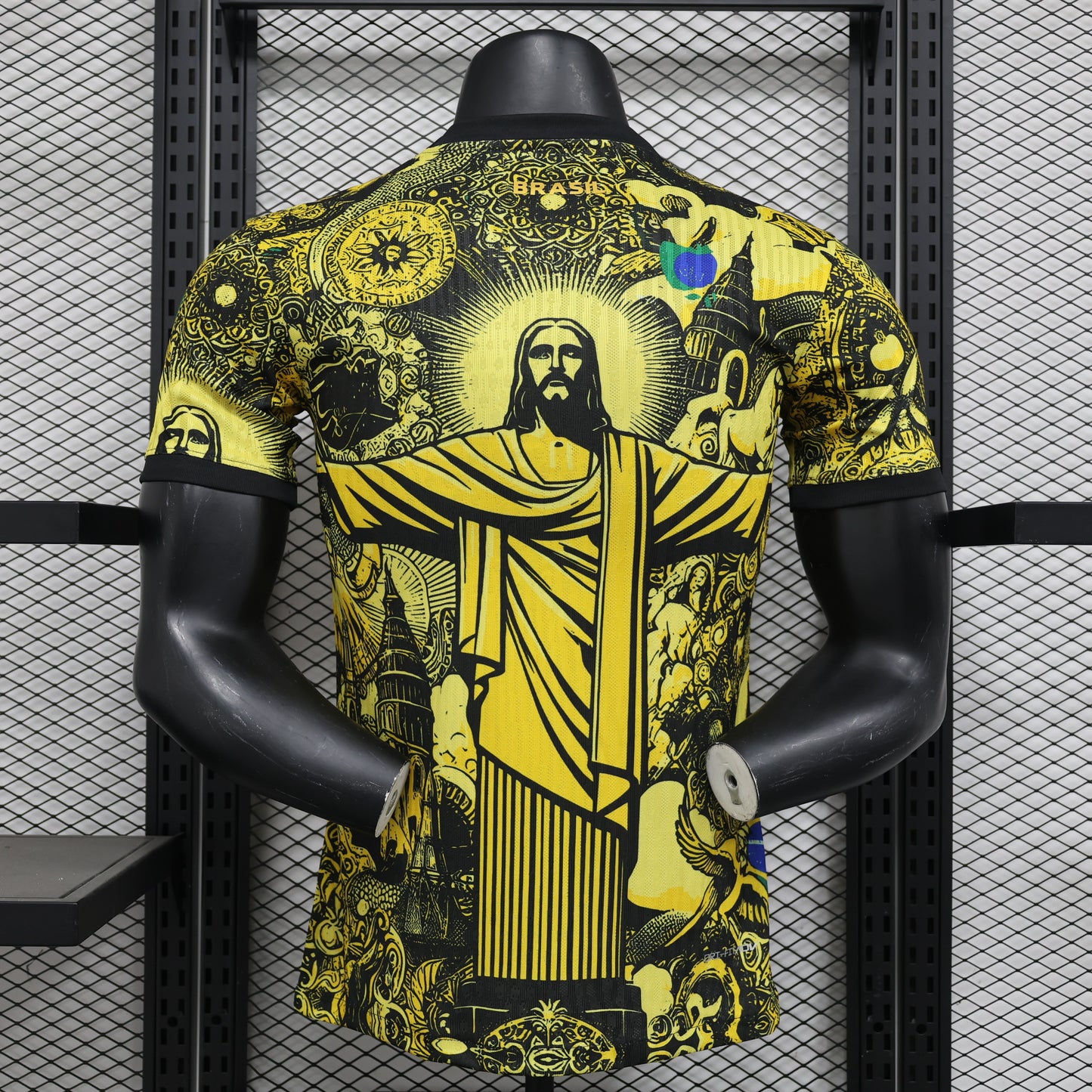 Camiseta amarilla de Brasil Edición Especial 2024 x Cristo