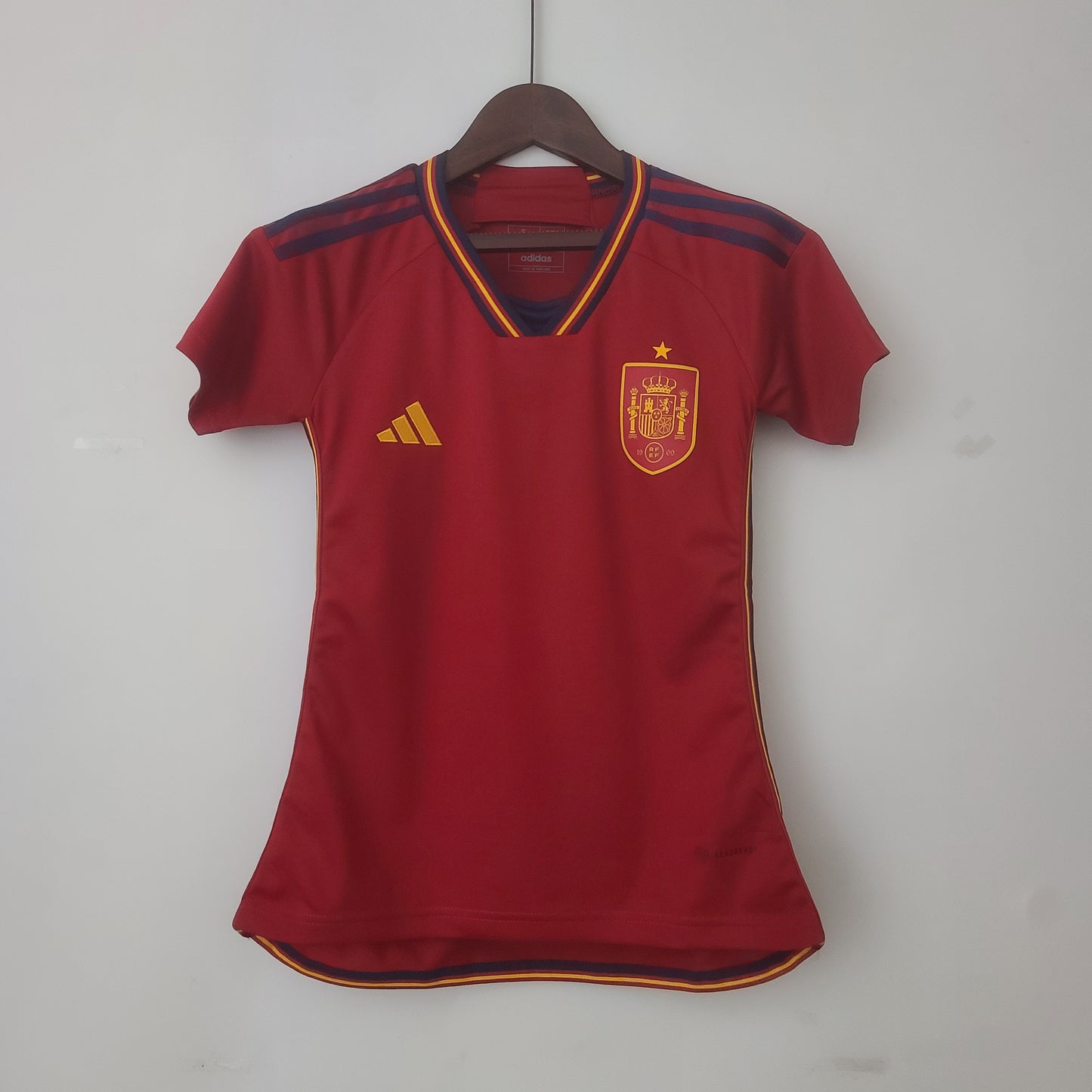 Camiseta de España femenino 2022 1ª equipación Mundial Qatar