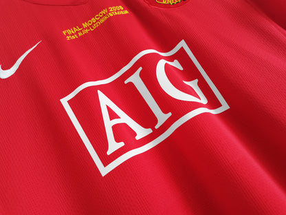 Camiseta Retro Manchester United 2007/2008 1ª equipación