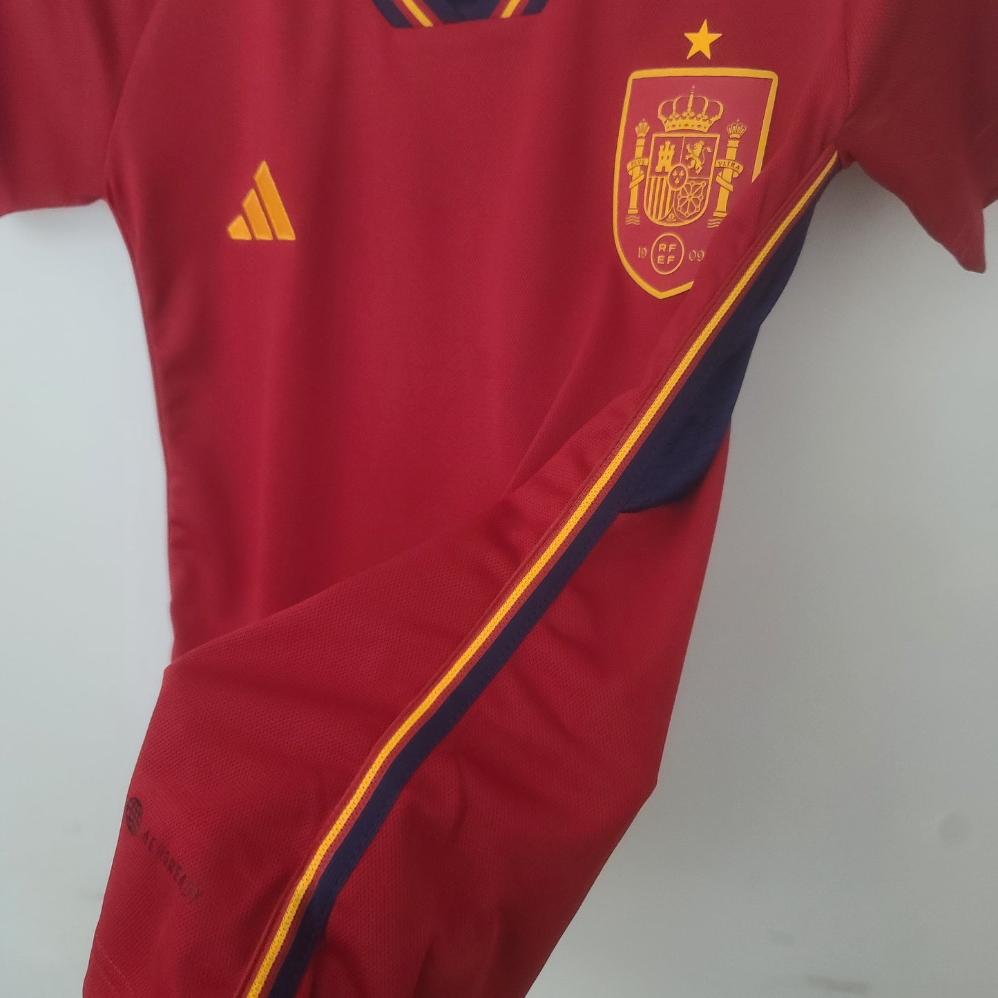 Camiseta de España femenino 2022 1ª equipación Mundial Qatar