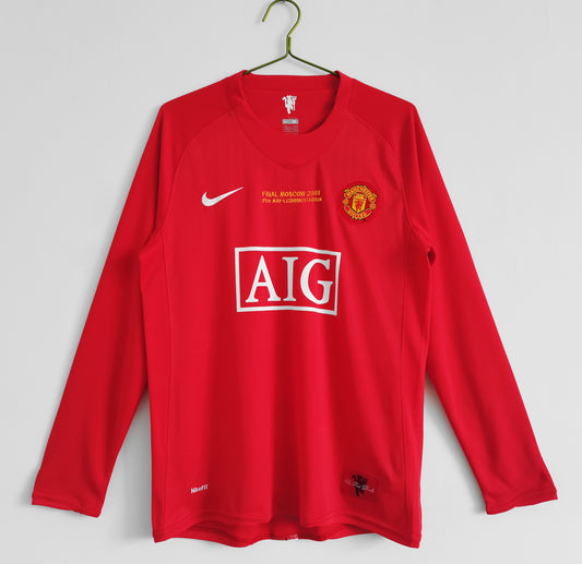 Camiseta Retro Manchester United 2007/2008 1ª equipación