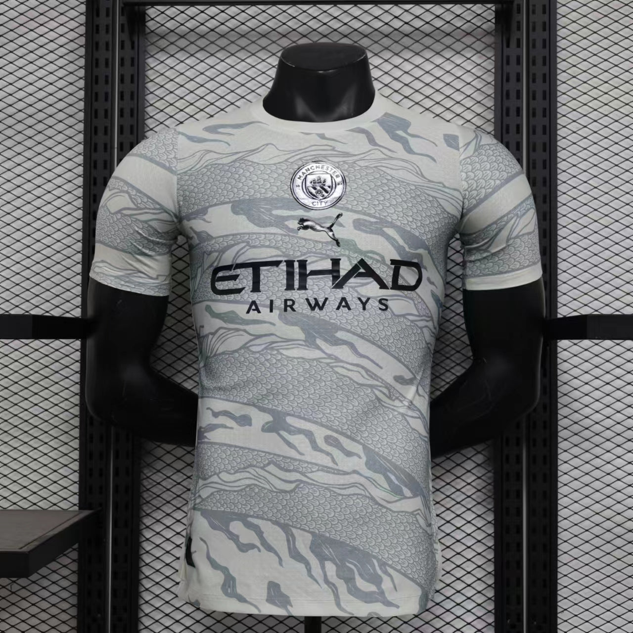 Camiseta del Manchester city 2024/2025 Edición especial Dragon blanco